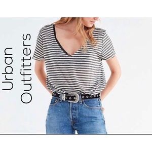 Urban Outfitters Project Social Tee, V Neck Top.